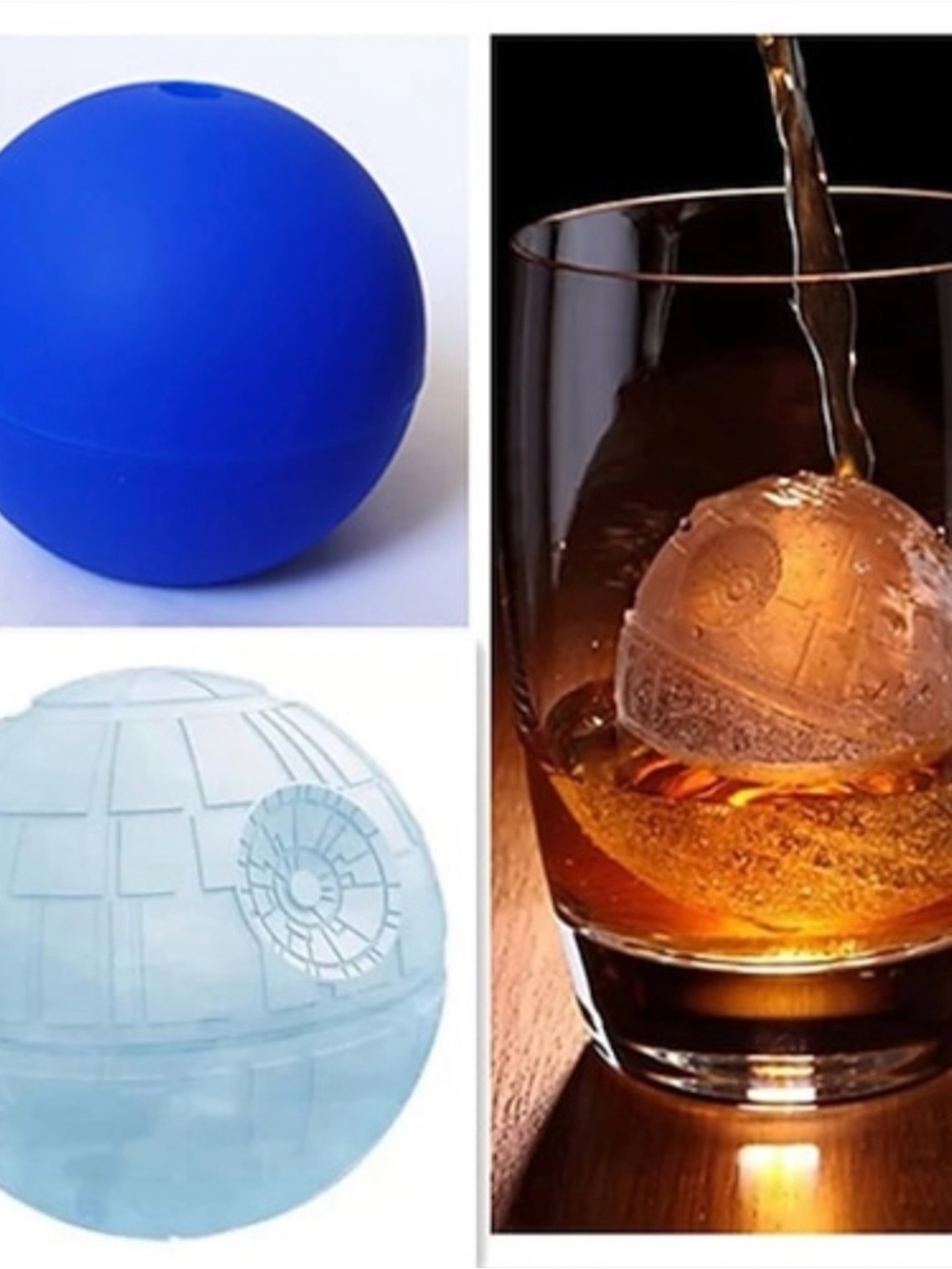 Star Wars Death Star Ice Ball Mold - Blue
